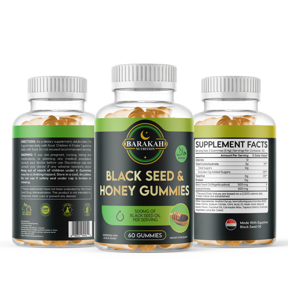 Black Seed & Honey Gummies (60ct)