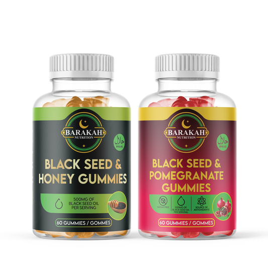 Black Seed Gummies Duo - Honey & Pomegranate
