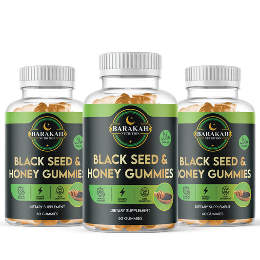 Black Seed & Honey Gummies (60ct) (3 Pack Bundle)