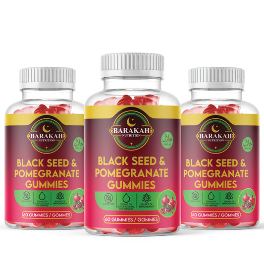 Black Seed & Pomegranate Gummies - 3-Pack