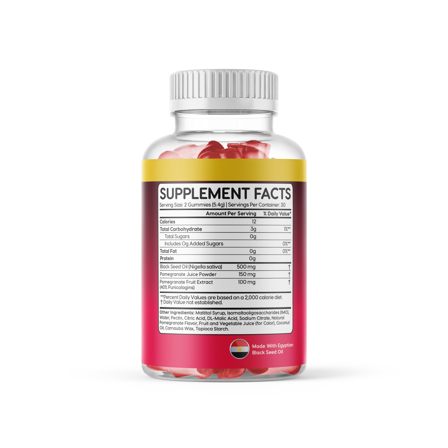 Black Seed & Pomegranate Gummies (60ct)