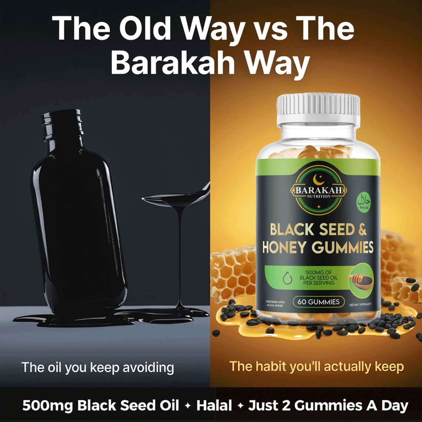 Black Seed & Honey Gummies (60ct)